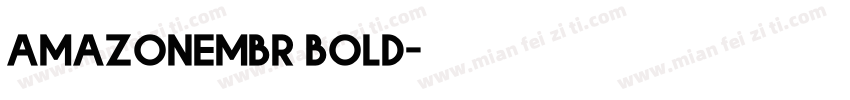 amazonembr bold字体转换